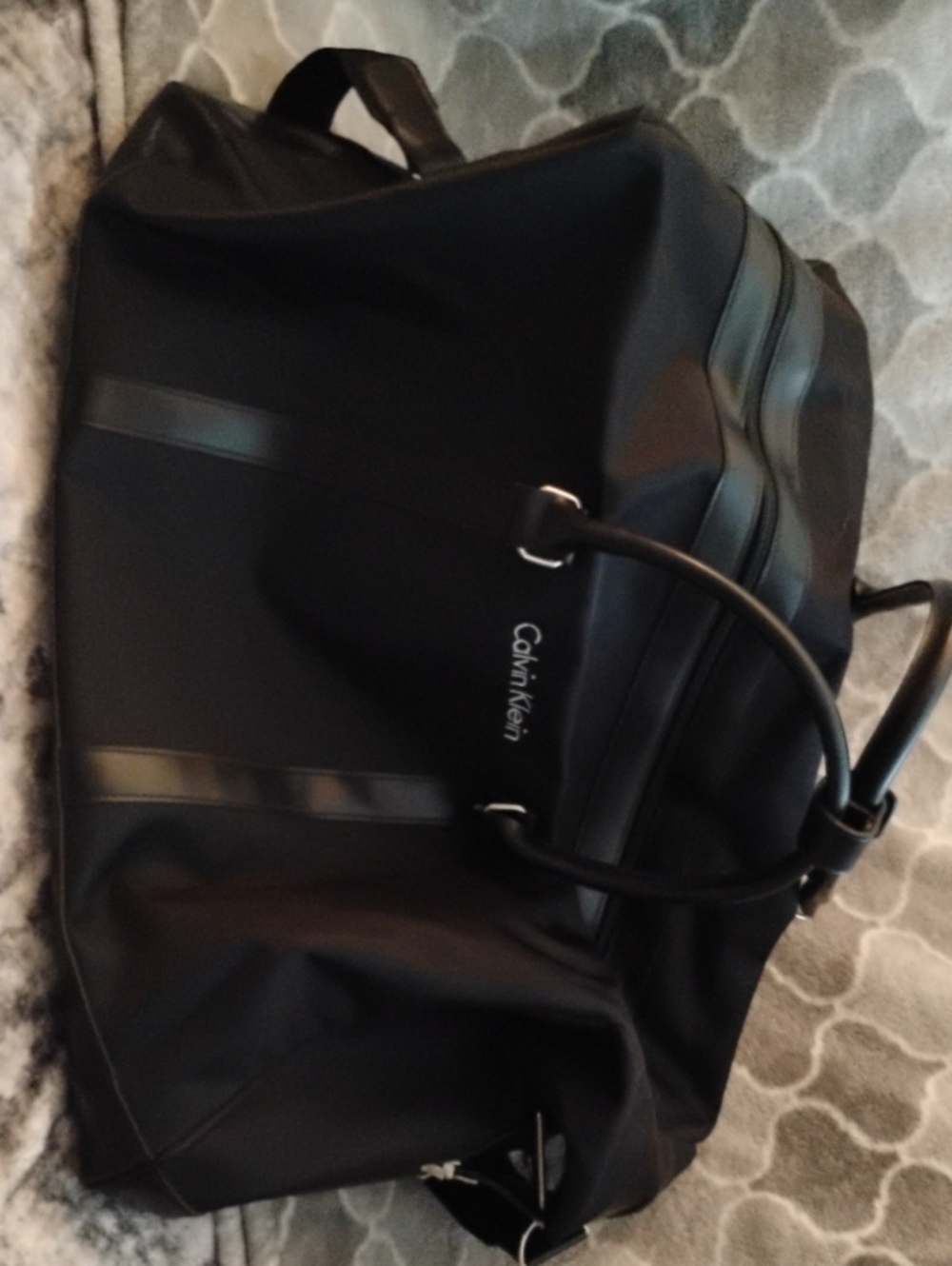 Calvin Klein Black Men's Travel Duffel Bag
